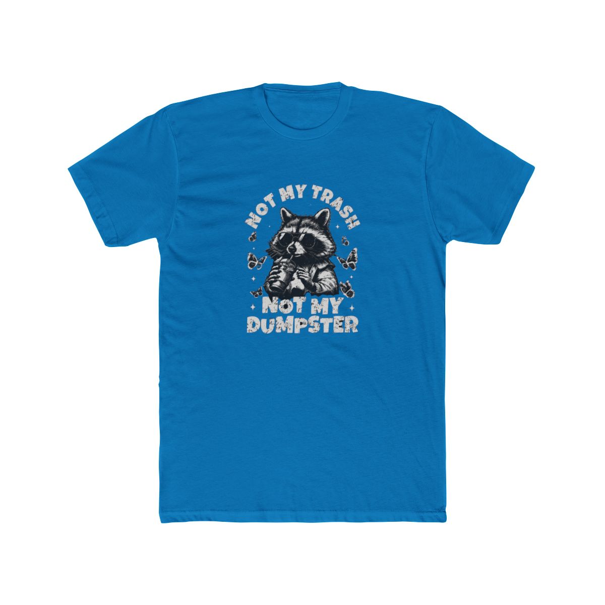 Retro Funny Raccoon 90s Graphic Shirt, Vintage Funny Raccoon Not My Trash Not My Dumpster T Shirt, Vintage Washed Shirt, Funny Teenage Gift - Official T-Shirts merchandise