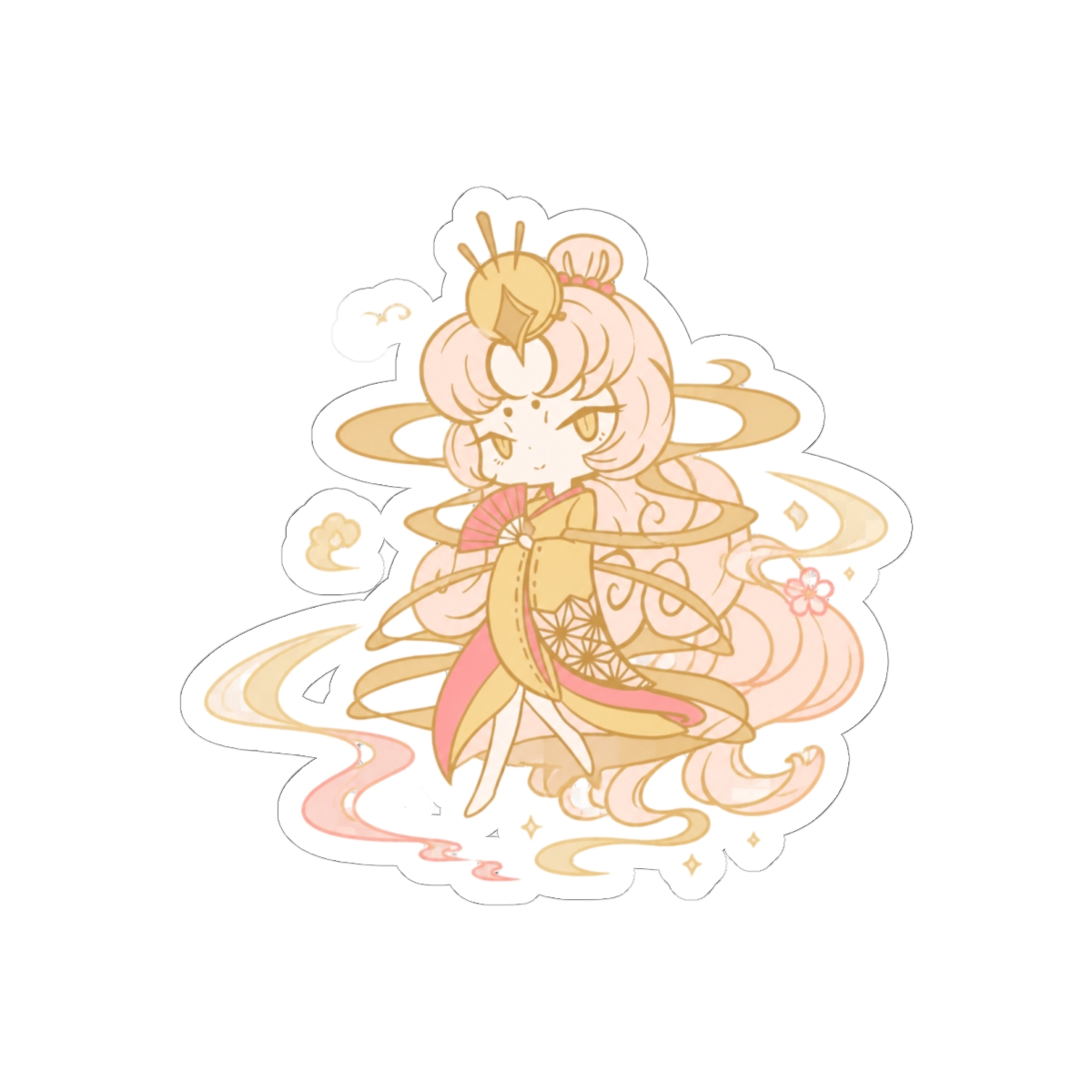 Amaterasu Sticker - alternate angle 2, merchandise