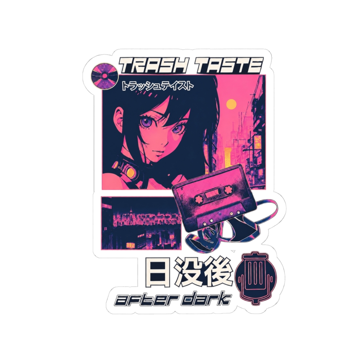 Limited Edition Tour Sticker Trash Taste - alternate angle 2, merchandise